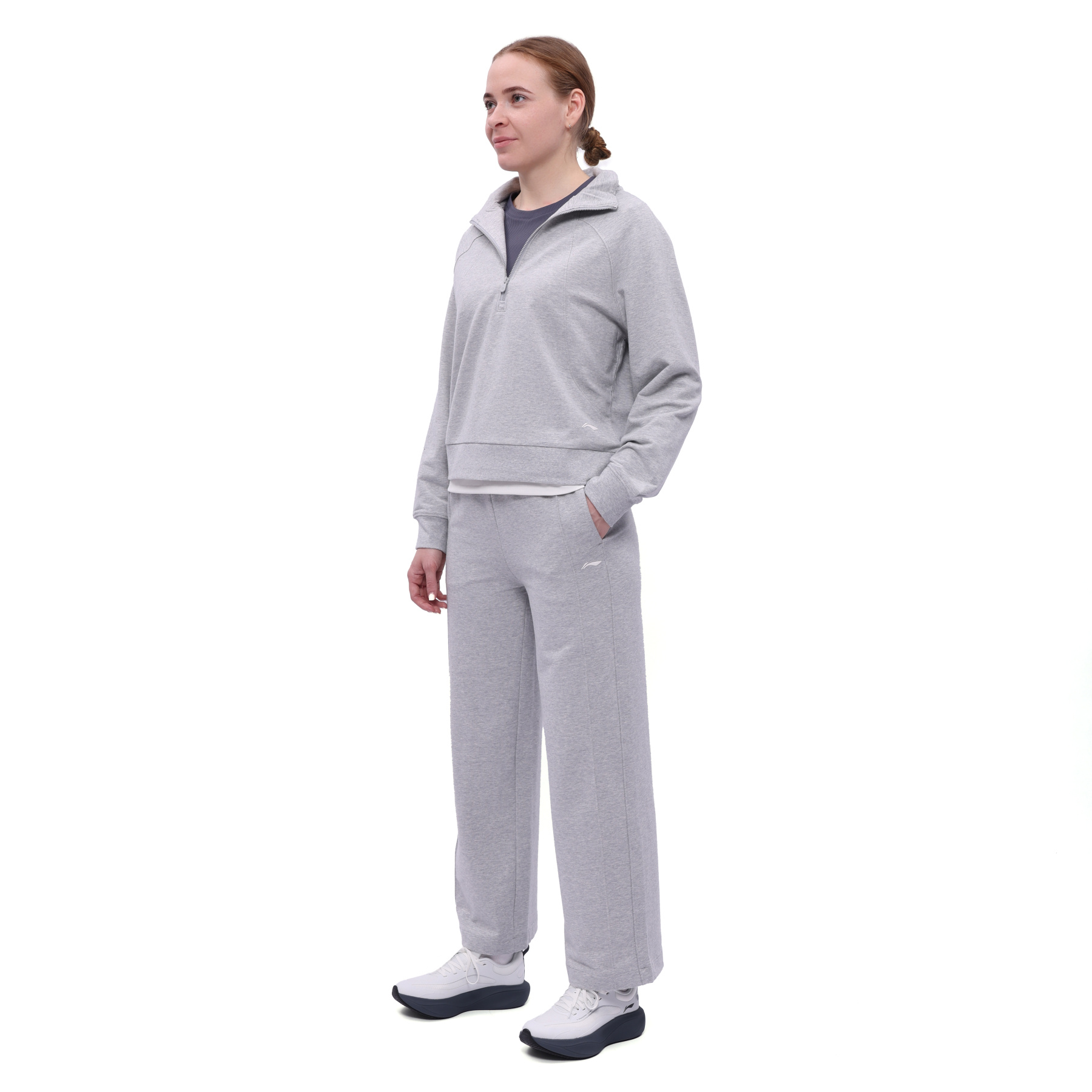 AWDW082-7 Толстовка Workout серый